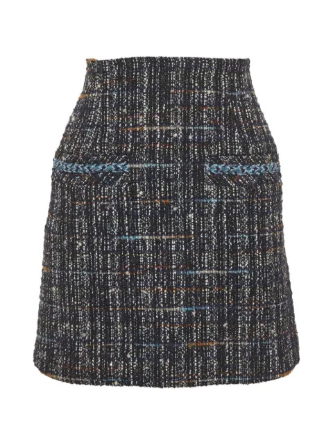 SANDRO tweed mini skirt Blue 1334454