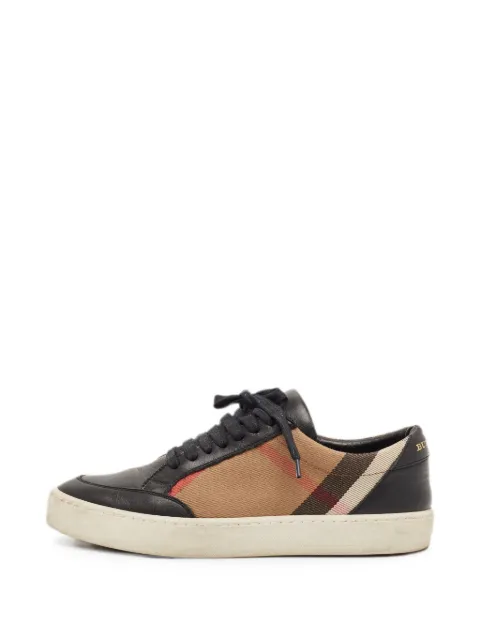 Burberry Pre-Owned Nova Check sneakers Black 1327594