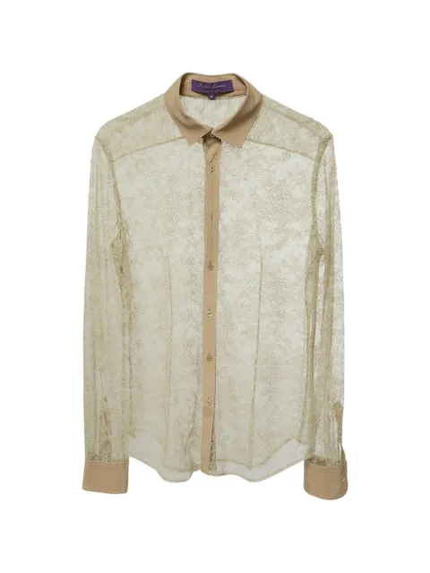 Ralph Lauren Vintage sheer shirt Neutrals 1305720