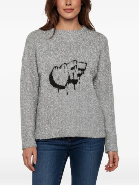 Off-White Pre-Owned 2013 knitted sweater Grey 1341496