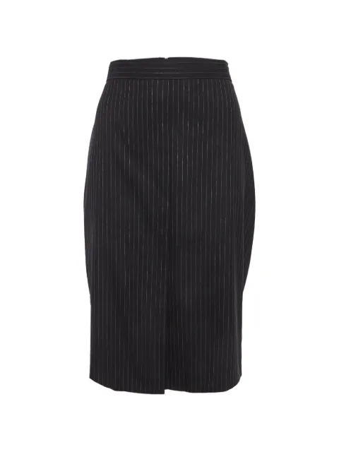 Max Mara pinstriped pencil skirt Black 1313732