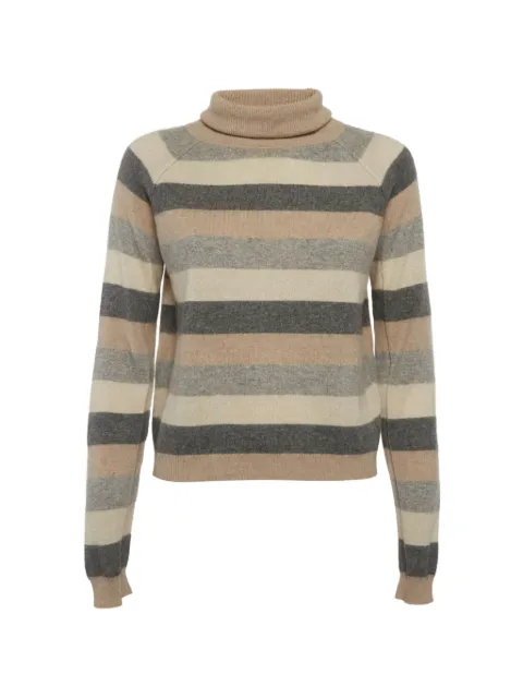 Max Mara striped cashmere sweater Neutrals 1309844
