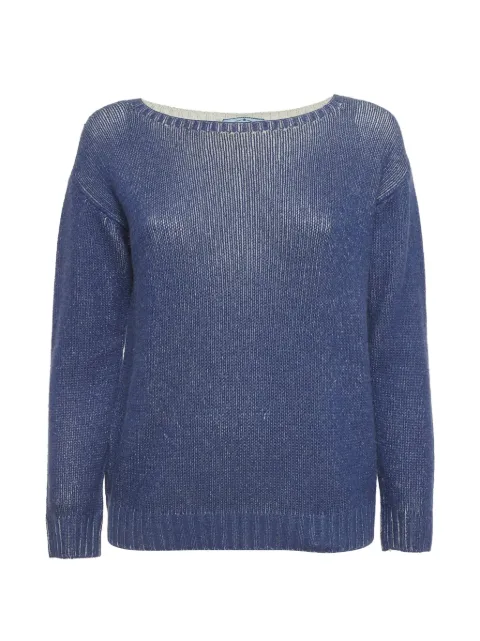 Prada Pre-Owned drop-shoulder sweater Blue 1291704