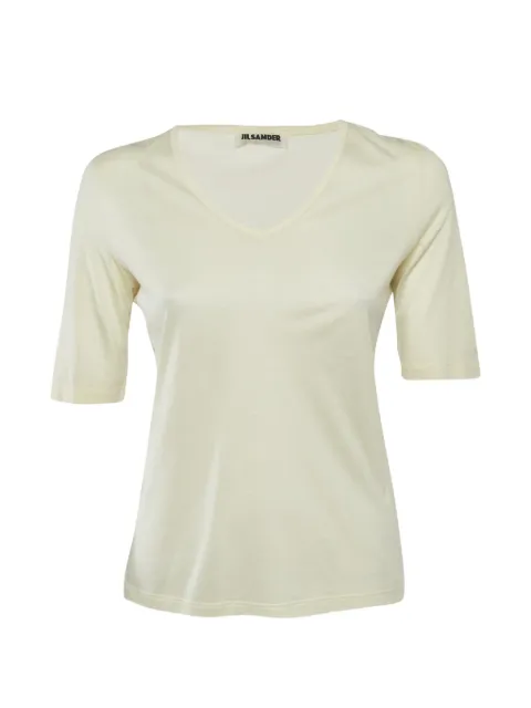 Jil Sander Pre-Owned V-neck T-shirt White 1293066