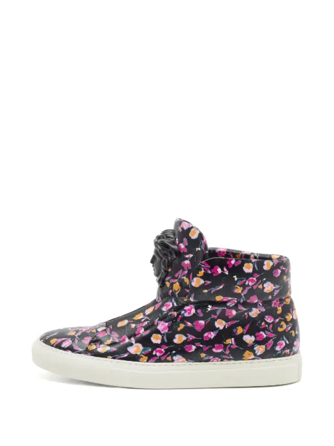 Versace Pre-Owned floral-print sneakers Black 1341835