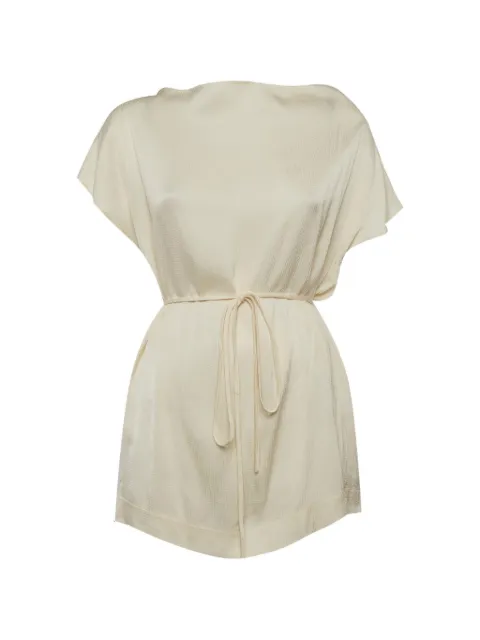 BONDI BORN Ardea split-shoulder top Neutrals 1309985