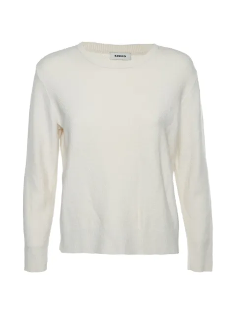 SANDRO crew-neck sweater Neutrals 1318848