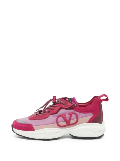 Valentino Garavani Pre-Owned VLogo mesh sneakers Pink 1293824