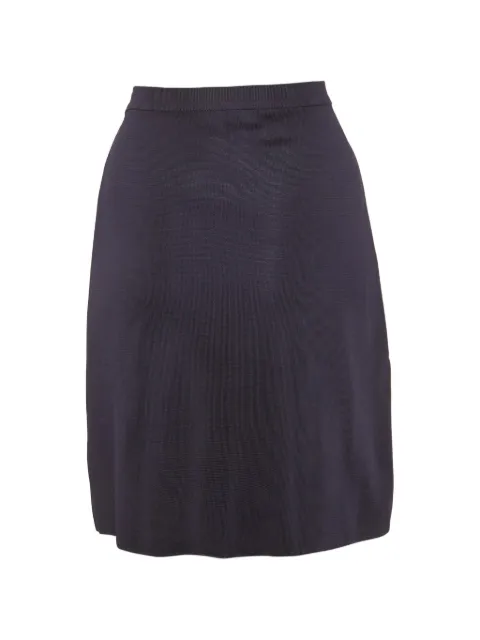 Ferragamo Pre-Owned pleated mini skirt Blue 1280881