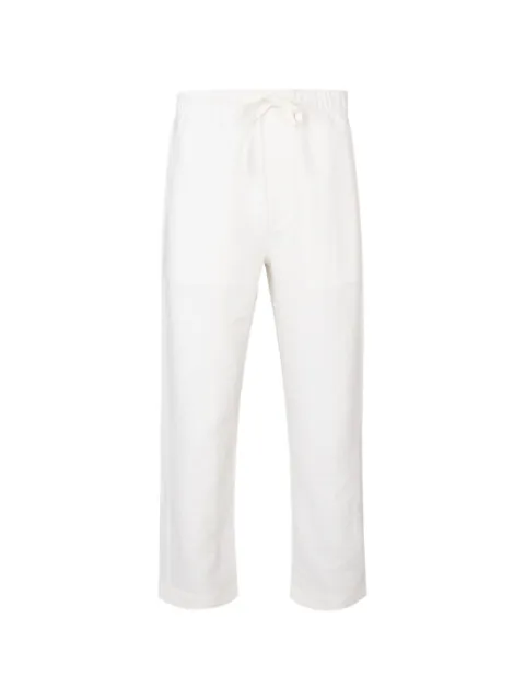 COMMAS Resort drawstring-waist trousers White PF26P007003