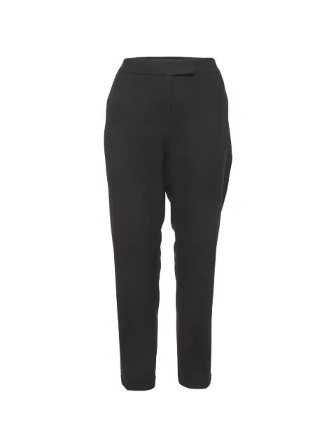 MAX&Co. jacquard cuffed-hem trousers Blue 1357842