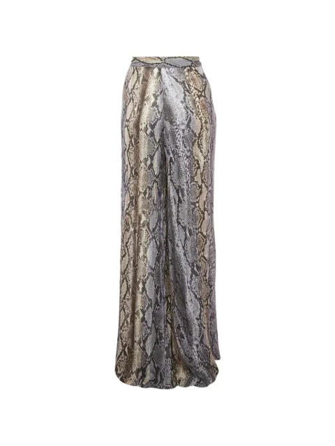 Just Cavalli Vintage snakeskin-print palazzo pants Neutrals 1304003