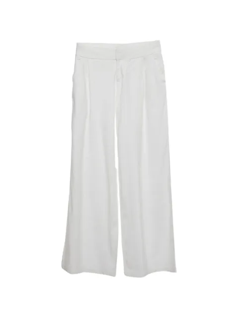 alice + olivia concealed-fastening trousers White 1280999