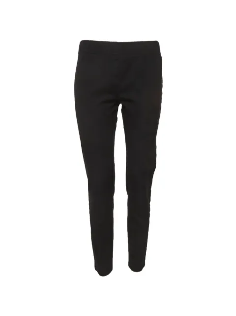 JOSEPH gabardine straight-fit trousers Black 1294256