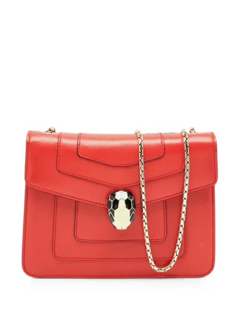 Bvlgari Pre-Owned small Serpenti Forever shoulder bag Red 1315969