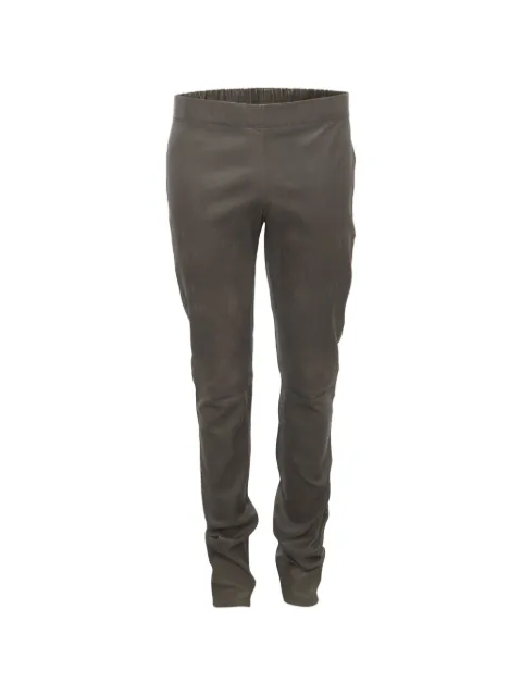 JOSEPH leather skinny trousers Grey 1336178