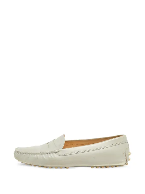 Tod's Vintage Gommino leather loafers Grey 1305549