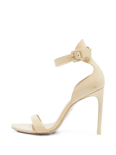 Sophia Webster patent leather ankle-strap heeled sandals Neutrals 1335773