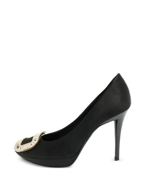 Roger Vivier Vintage Limelight crystal-embellished pumps Black 1289582