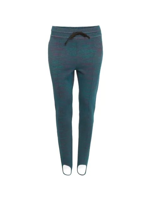 Missoni Pre-Owned stir-up trousers Green 1308019
