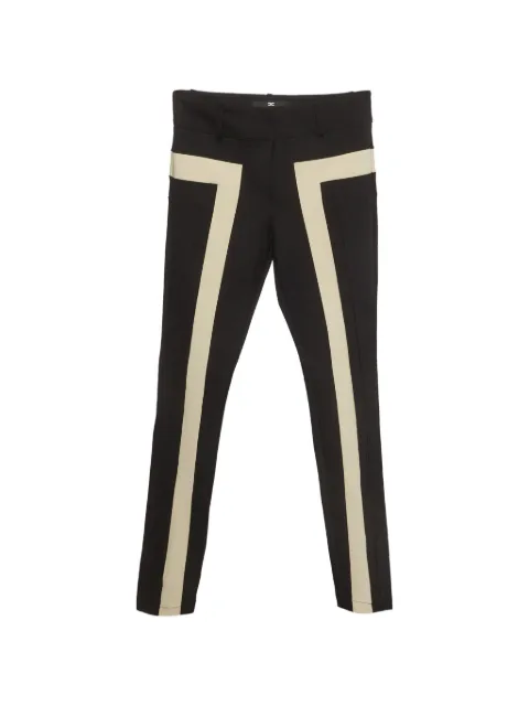 Elisabetta Franchi stripe detail trousers Black 1362548