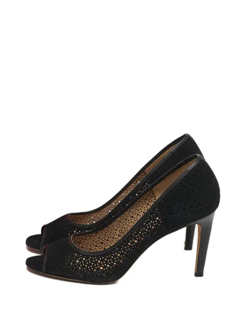 Tory Burch Elinor suede heeled pumps Black 1261592