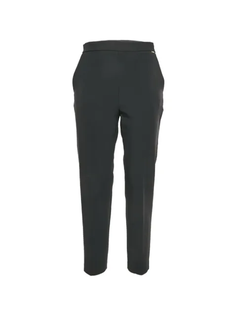 Elisabetta Franchi straight-leg crepe trousers Black 1328223