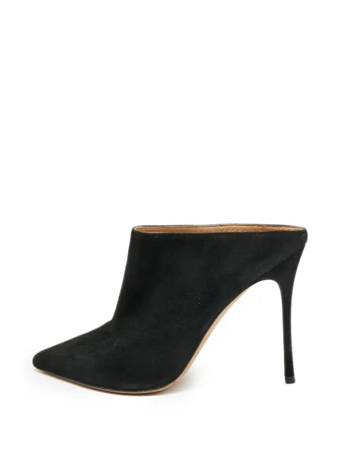 Sergio Rossi Vintage Godiva pointed-toe mules Black 1316496