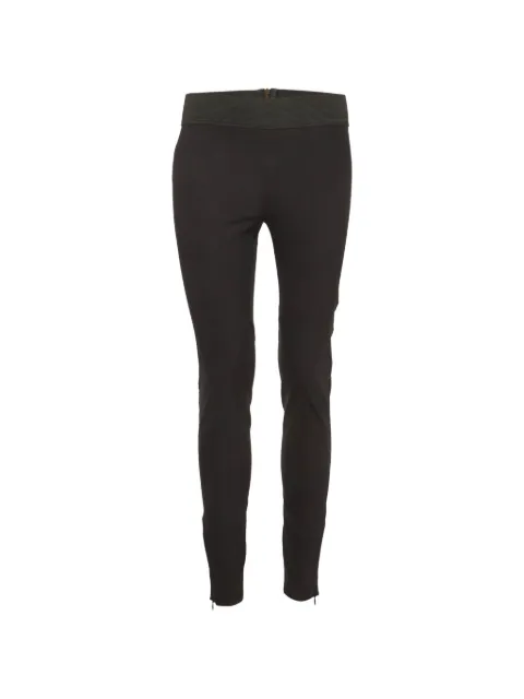 Stella McCartney Pre-Owned high-rise stretch-knit trousers Black 1309100