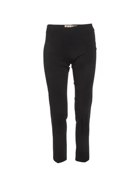 Marni Pre-Owned tailored crepe trousers Black 1292173