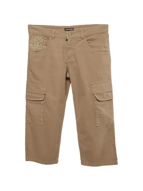 Roberto Cavalli Vintage cargo cropped trousers Neutrals 1326665