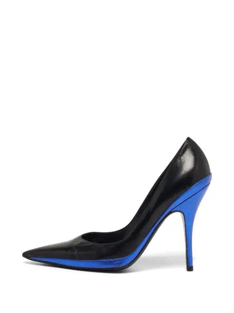Saint Laurent Pre-Owned pointed toe pumps Black 1277022