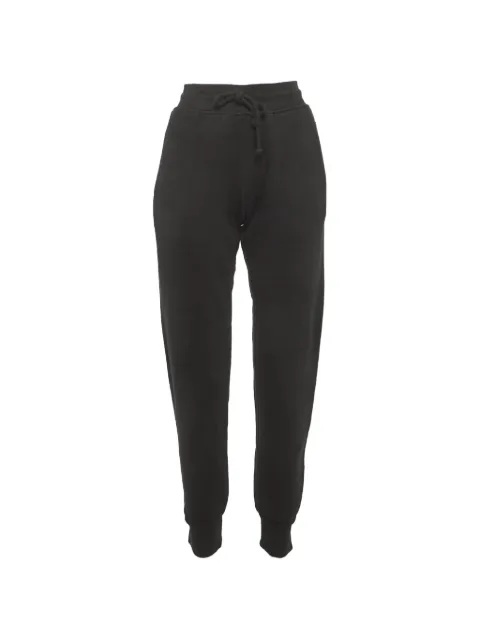 Dries Van Noten Pre-Owned cotton track pants Black 1288223