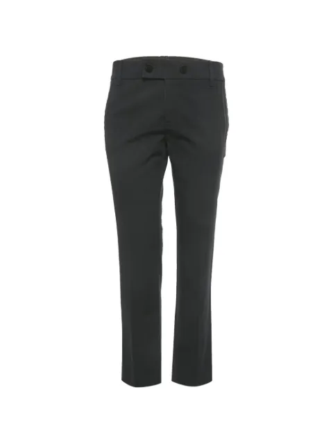 Gucci Pre-Owned double-button straight-leg trousers Black 1257207