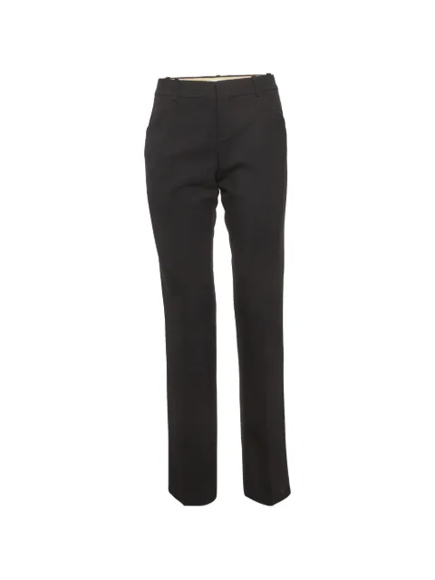 Chloé Pre-Owned regular-fit trousers Black 1304703