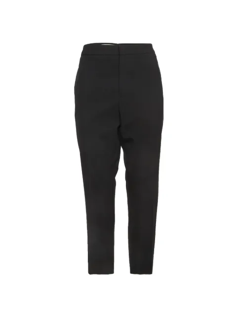 Jil Sander Pre-Owned twill trousers Black 1293206