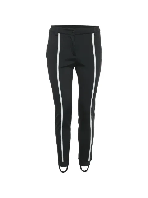 Fendi Pre-Owned side-stripe stirrup ski pants Black 1259585