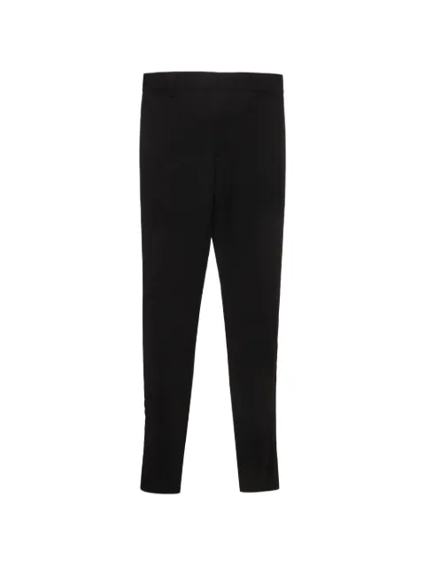 Saint Laurent Pre-Owned side stripe regular-fit trousers Black 1343973