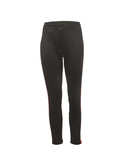 Gucci Pre-Owned logo tape jersey track pants Black 1305212