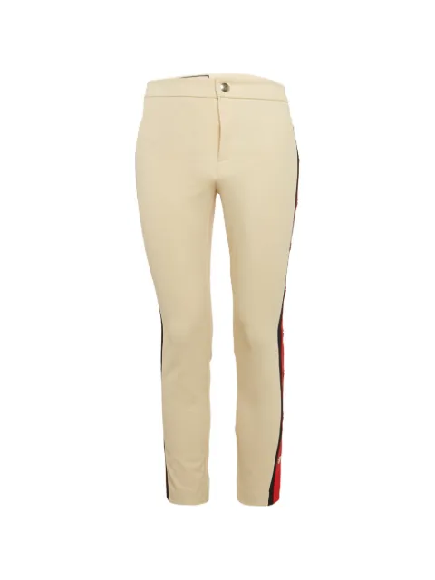 Gucci Pre-Owned side-stripe trousers Neutrals 1339123