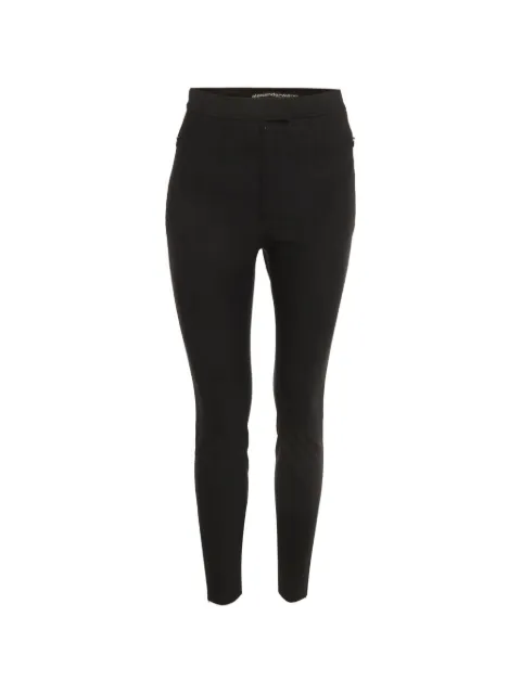 Alexander Wang zip-detail jersey trousers Black 1301392