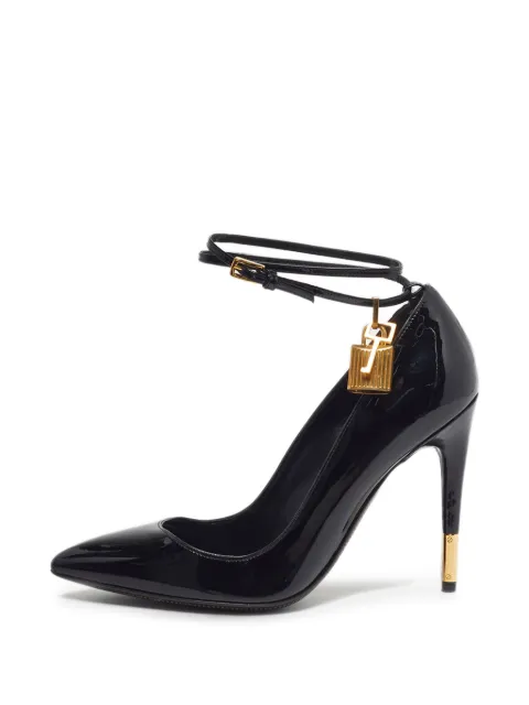 Tom Ford Vintage Padlock pointed-toe pumps Black 1302499