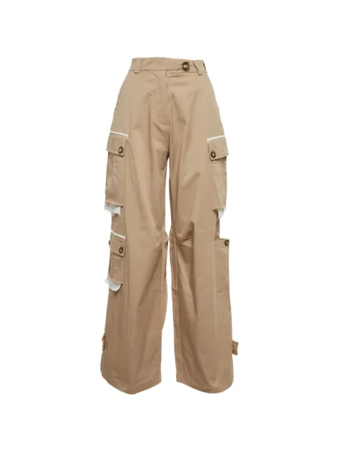 SAGAZA Leandro buttoned cargo trousers Neutrals 1301308