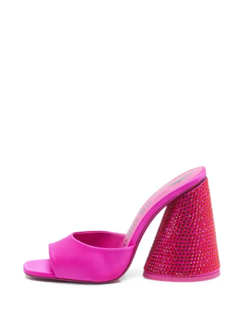 The Attico Luz crystal-embellished sandals Pink 1331023