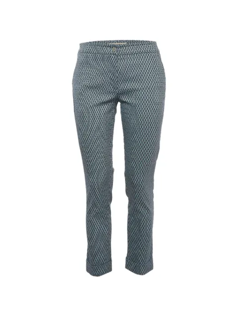 Etro Pre-Owned jacquard trousers Blue 1317944
