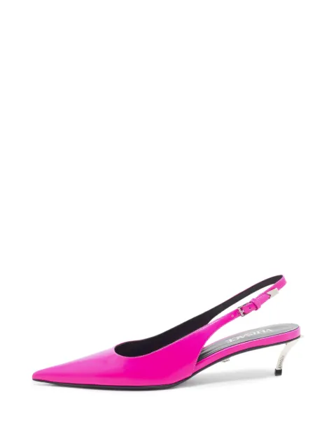 Versace Pre-Owned Pin-Point slingback pumps Pink 1331013