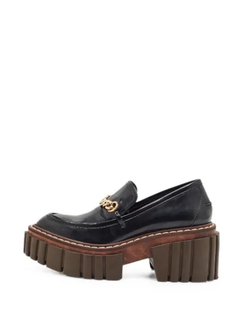 Stella McCartney Pre-Owned Odette chain-link loafers Black 1341751