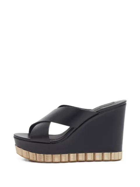 Ferragamo Pre-Owned Nicosia wedge sandals Black 1330986