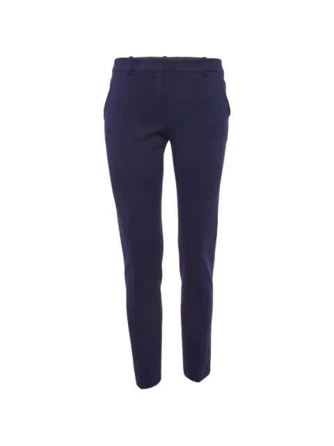 PUCCI Pre-Owned button-up straight-leg trousers Blue 1279894