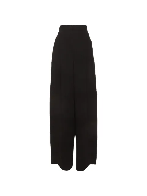 Max Mara pleated wide-leg trousers Black 1301415